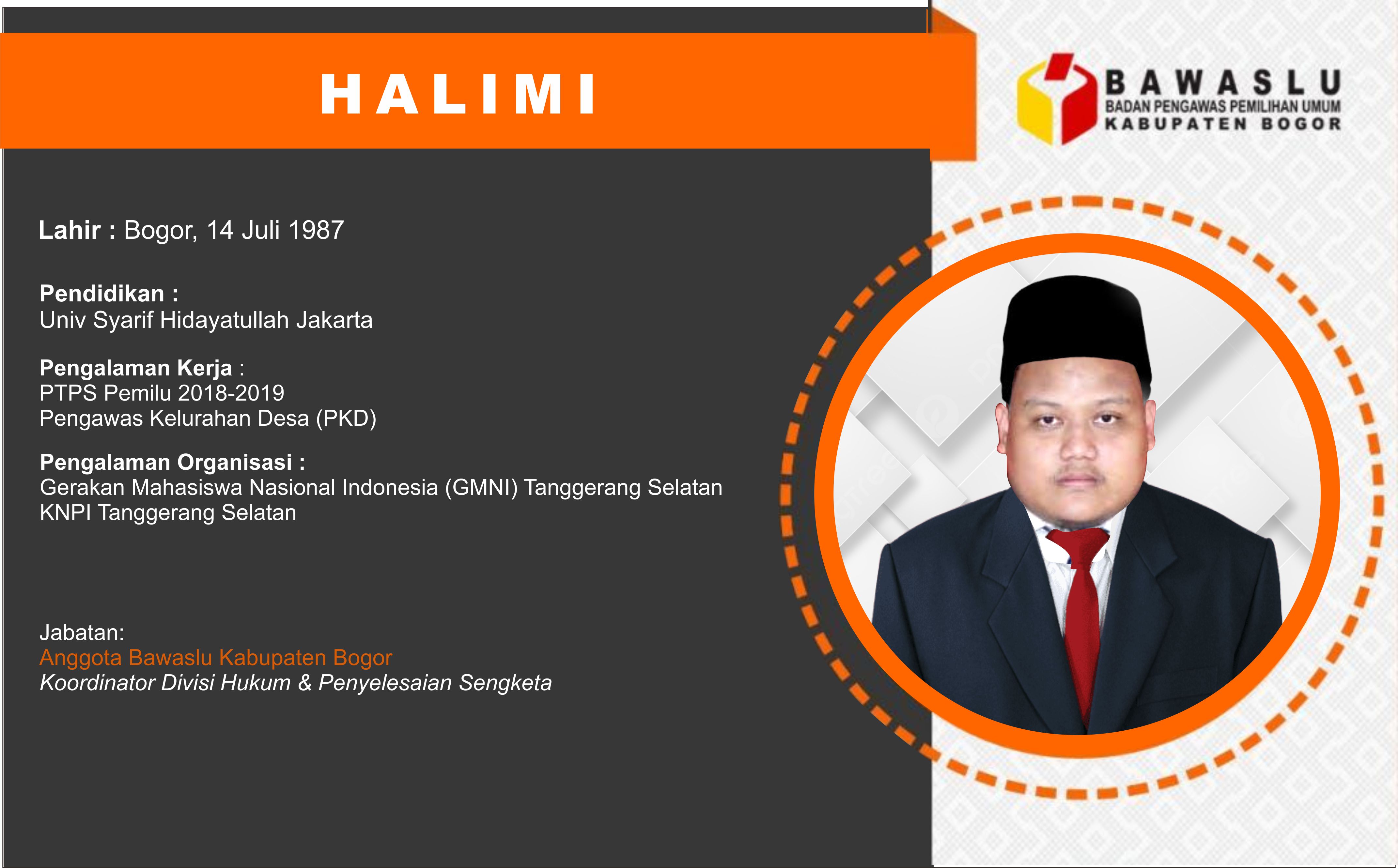 Koordinator Divisi Hukum dan Penyelesaian Sengketa