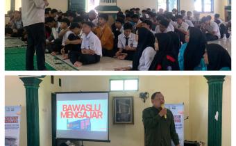 Bawaslu Mengajar di SMK Assalam Pamijahan